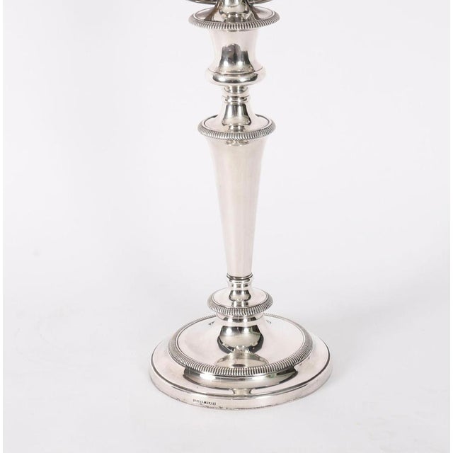 Antique Victorian Three Light Candelabra from Garrard & Co, 1880, Set of 2 For Sale - Image 17 of 18