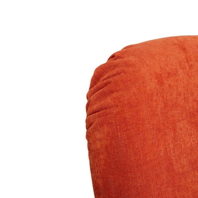 Papillon Two-Seater Sofa Bed in Orange with Manual Function by Bonaldo For Sale - Image 9 of 16