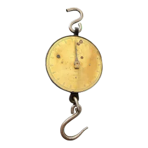 Antique British 200lb Salter's Brass Scale No.20T - Silvesters Patent