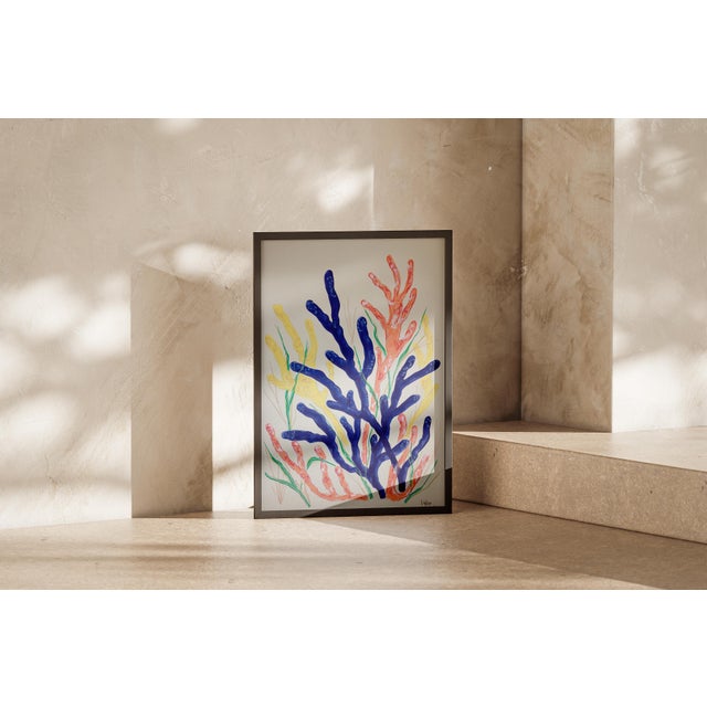 Illustration 2026, Naturalistic Illustration Style Drawing of Marine Biology, Acrylic Paint and Gouache Crayon on Paper by Romina Milano For Sale - Image 3 of 8