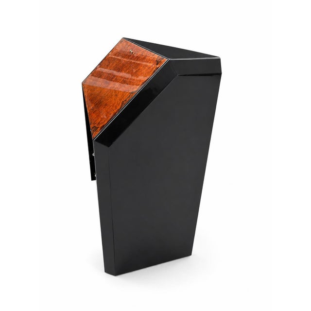 Italian Secretary Chest of Drawers by Voltan Marbella, 1970s For Sale - Image 4 of 6