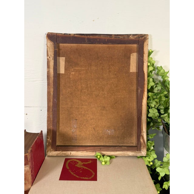 Antique French Painting Montmartre Paris For Sale - Image 11 of 11