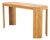 Organic Modern Pencil Reed Rattan Waterfall Console Table For Sale