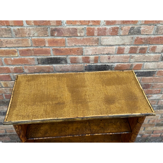 English 19th Century English Bamboo Bookcase For Sale - Image 3 of 7