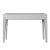 David Francis Sedona Desk, Light Gray For Sale - Image 4 of 7