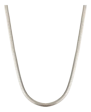Artisan Sterling Silver Snake Chain Necklace - Perfect for Adding Charms by Carat&her