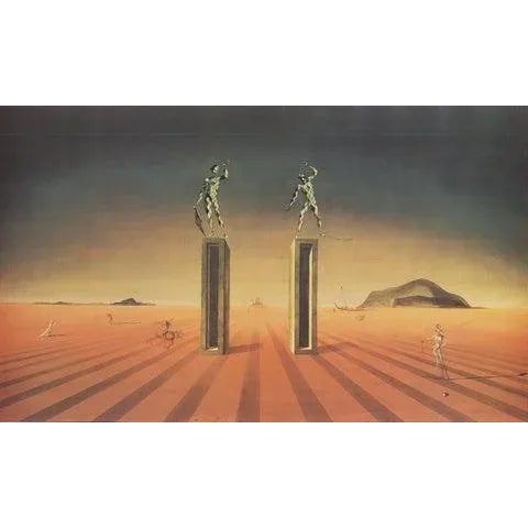 Artist: Salvador Dali Title: The Two Harlequins Year: 1994 Signed: No Medium: Offset Lithograph Paper Size: 23.75 x 31.5...