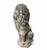 1950s Tuscan Style Stone Lion Statue With Scroll Detail For Sale - Image 4 of 5