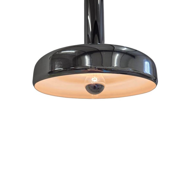 Space Age Chrome Pendant Lamp from Staff Leuchten, 1970s For Sale - Image 3 of 10