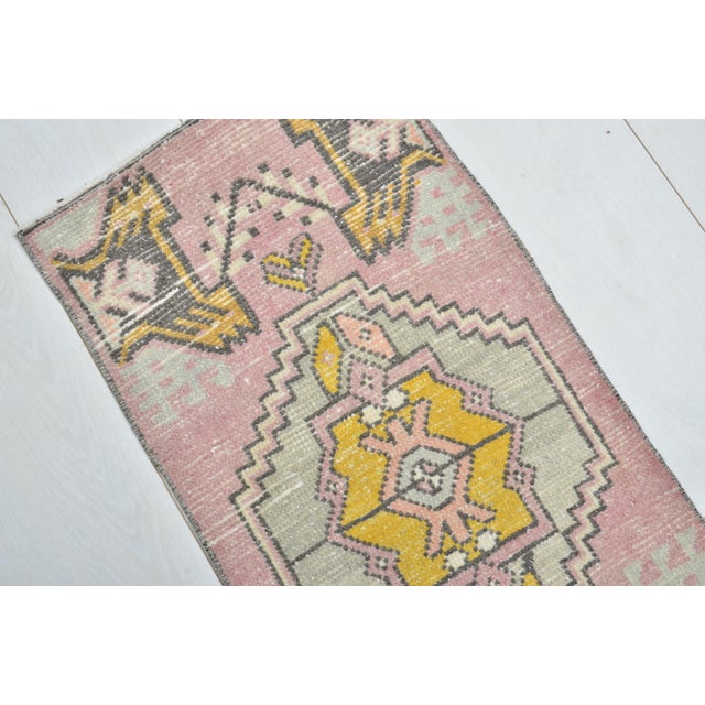 Mid 20th Century Anatolian Kurdish Small Carpet For Sale - Image 4 of 5