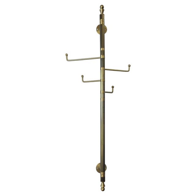 Mid-Century Brass Coat Rack, Germany, 1970s For Sale - Image 14 of 14