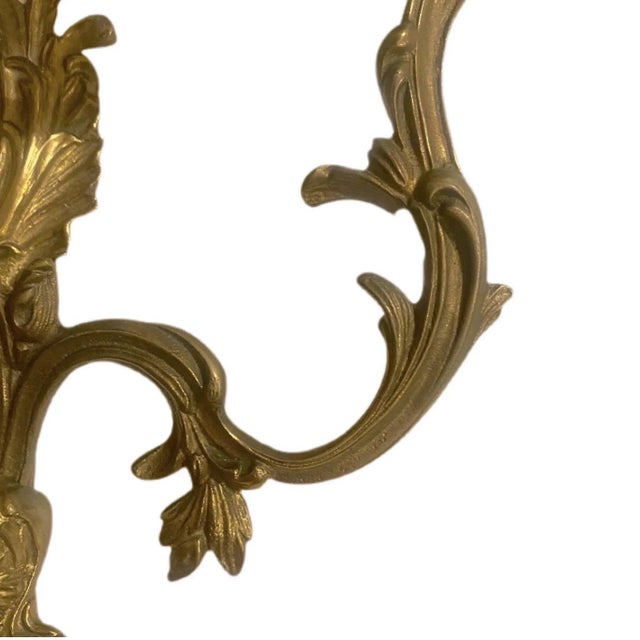 These stunning caste brass 5 arm wall sconces have been converted to be hard wired. They are just absolutely stunning. I...