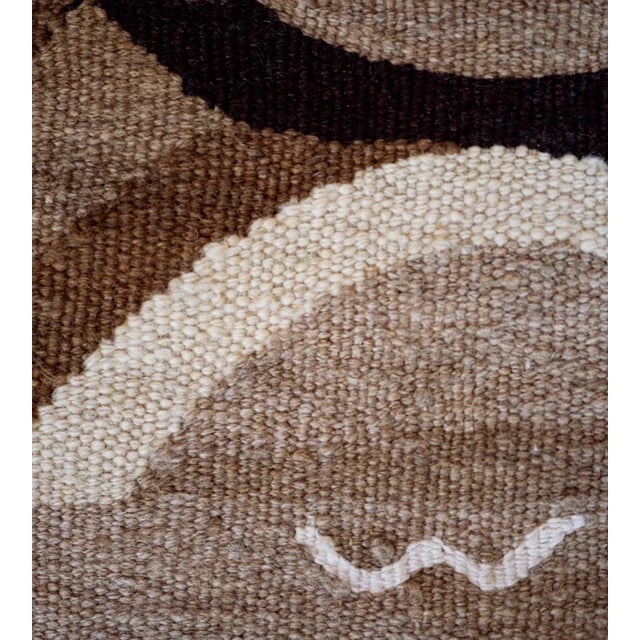 Wool Flatweave Rug Handwoven in Turkey For Sale In Los Angeles - Image 6 of 7