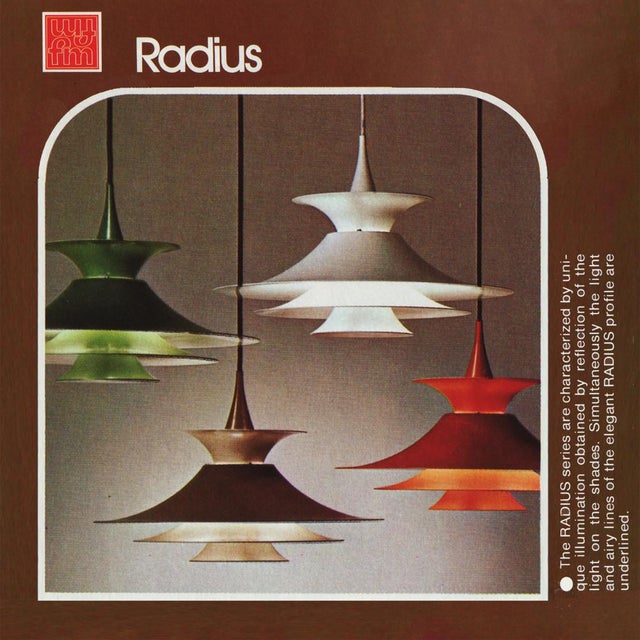 White Radius 1 Pendant Lamp by Eric Baslev for Fog and Mørup, 1960s For Sale - Image 13 of 14
