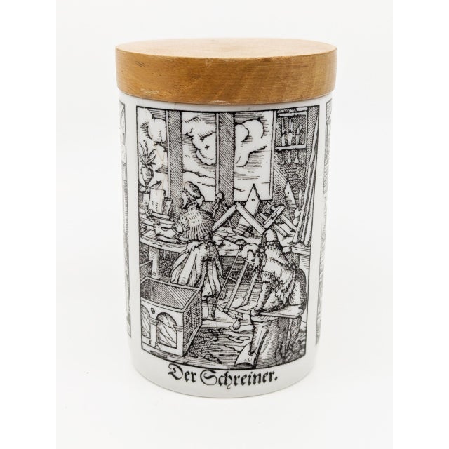 Ceramic, Wood & Leather Decorative Boxes, 1960s, Set of 4 For Sale - Image 17 of 18