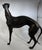 Vintage Bronze Whippet Sculpture – Elegant & Detailed For Sale - Image 10 of 12