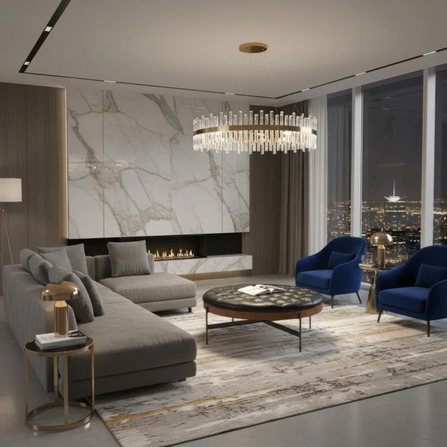 Modern Black Leather Cocktail Ottoman For Sale - Image 14 of 15