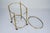 1950s Small Mid-Century Modern Italian Brass Bar Cart with Removable Tray, 1950s For Sale - Image 5 of 16