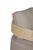 2020s Eclipse Outdoor Solid Teak Wood Revolving Chair Natural Look - Gray Fabric For Sale - Image 5 of 11