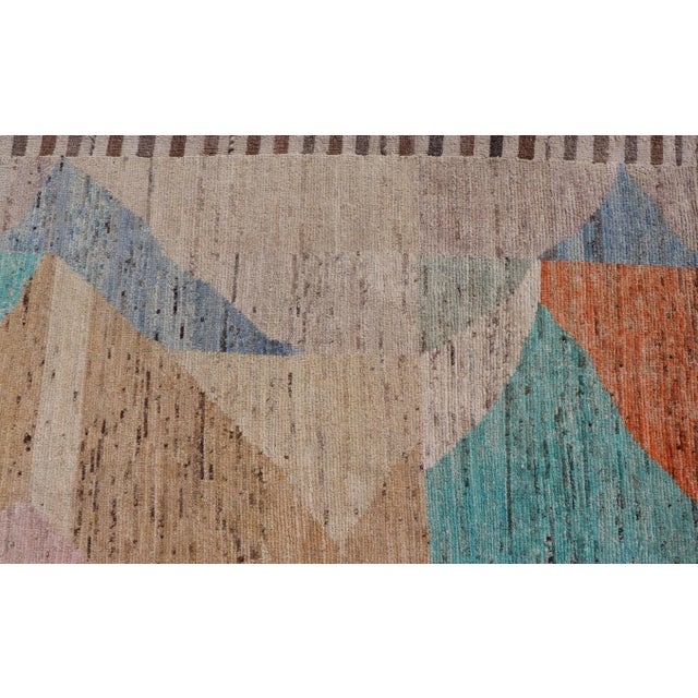 Hand-Knotted Modern Casual Rug by Keivan Woven Arts 10'5 X 13'10 For Sale - Image 10 of 12