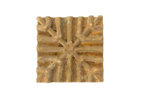 Vintage African Square Bronze Coin