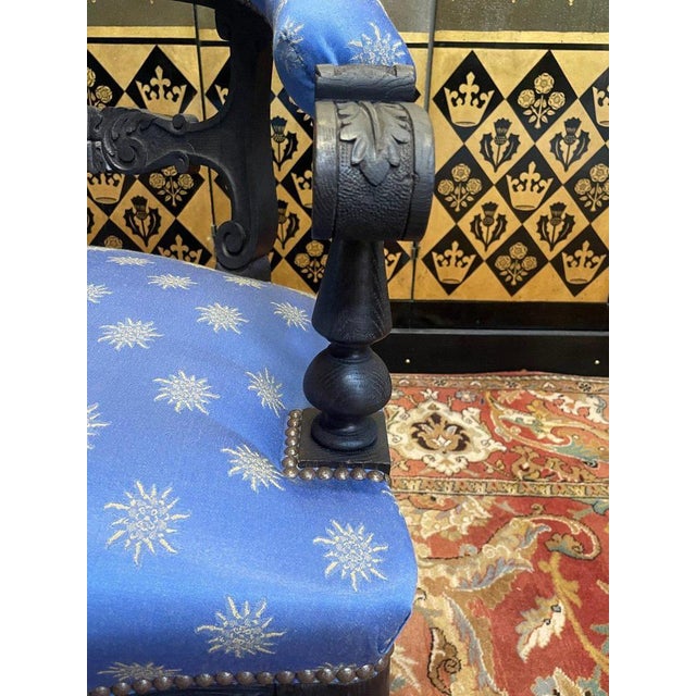Napoleon III Louis Philippe Office Armchair For Sale - Image 6 of 11