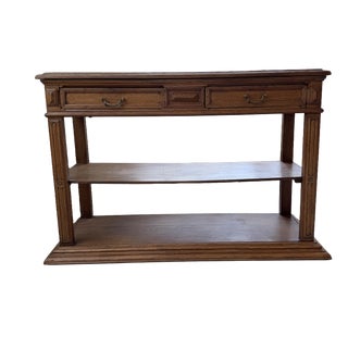 19th Century Oak Console Table For Sale