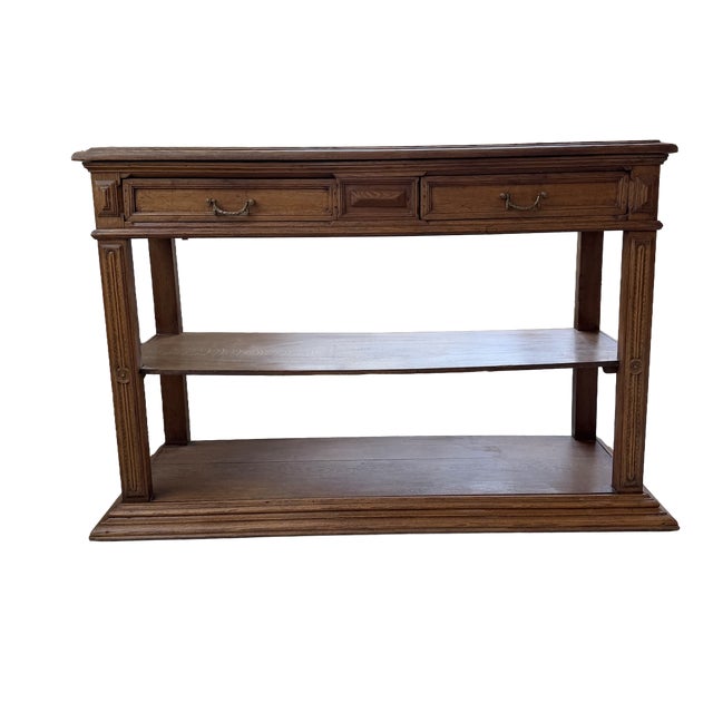 19th Century Oak Console Table For Sale
