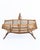 Bamboo and rattan magazine rack in the style of Franco Albini, Made in Italy, 1960s. Magazine rack made of bamboo and...