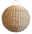 Raw Rattan Globe Lantern Large For Sale