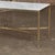 Mid-Century Carrara Marble and Gilded Brass Maison Jansen Style Coffee Table For Sale - Image 12 of 16