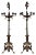 Large 19th Century Bronze Candelabra, Set of 2 For Sale