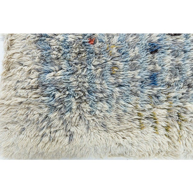 Gray Swedish Rya Rug by Aili Suomi for Sylvi Salonen Doris Leslie Blau Collection For Sale - Image 8 of 10
