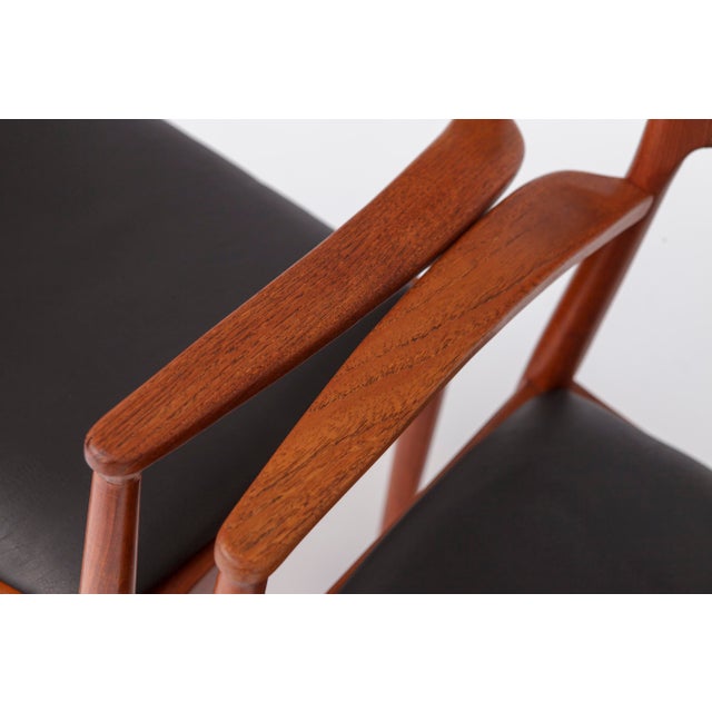1960s Vintage Danish Teak Armchairs by Henning Kjærnulf for Korup Stolefabrik, 1960s, Set of 2 For Sale - Image 5 of 10