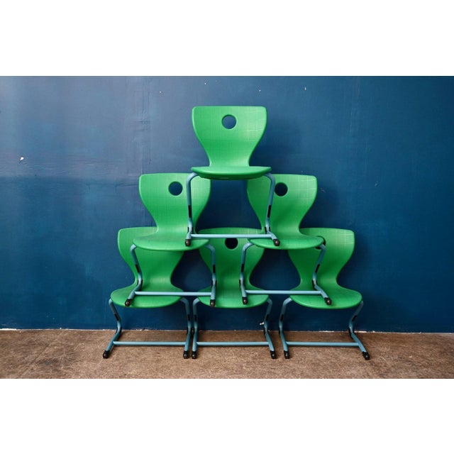 Danish Pantoswing LuPo Children's Chair by Verner Panton, 1990s For Sale - Image 15 of 15