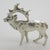 Vintage Italian Silver Stag Deer Figurine Miniature, Milan, 1950s For Sale - Image 10 of 10