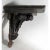 English 18th Century Anglo Indian Ebonized Mahogany Hanging Wall Bracket Shelf For Sale - Image 3 of 4