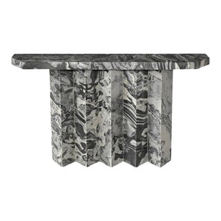 Marquette Marble Console Table For Sale