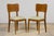 Set of Six French Art Deco Dining Chairs, Oak & Chenille, 1930s For Sale - Image 15 of 18