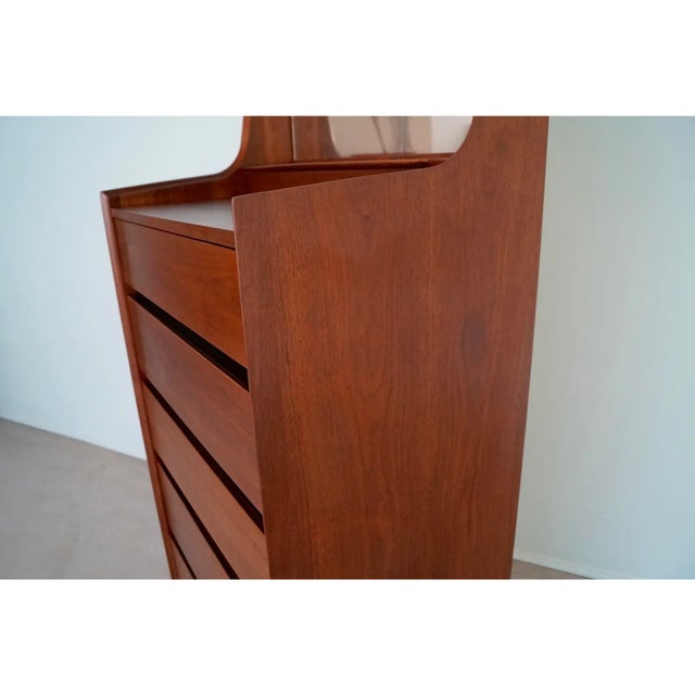 Selling a gorgeous original vintage Mid-century Modern highboy dresser for $2,650. This piece was designed by Martin...