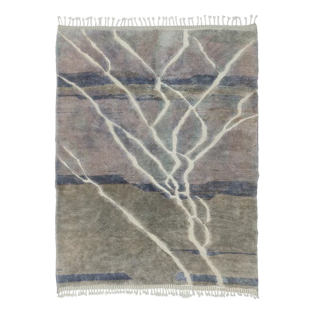 Hand-Knotted Wool Premium Rug by Azele Studio For Sale