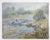 Paint Early 20th Century Plein Air Impressionist River Landscape and Fly Fisherman Painting For Sale - Image 7 of 7