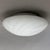 Modern Space Age Murano Glass Swirl Ceiling Lamp in Glossy White, 1970s For Sale - Image 3 of 11