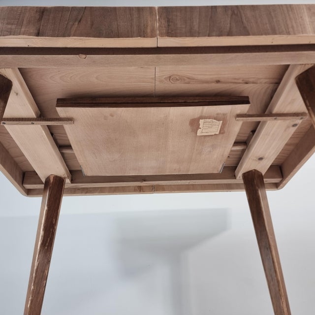 Vintage Dining Table in Walnut, 1970s For Sale - Image 11 of 16