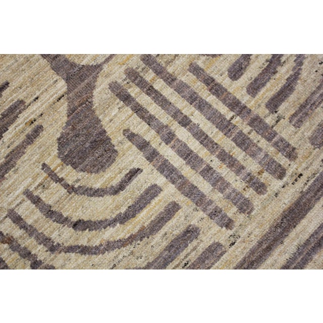 2020s 2020 Aara Rugs Gray Handknotted Wool Rug For Sale - Image 5 of 8