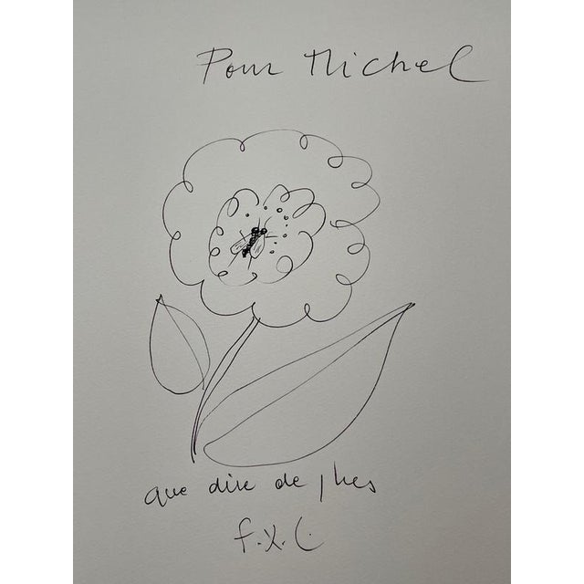 François-Xavier Lalanne (1927-2008), original ink drawing, 2004 This unique work signed by François Xavier Lalanne is an...