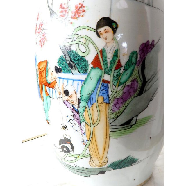 Porcelain Baluster Vase, China, Early 20th Cenuty For Sale - Image 6 of 18