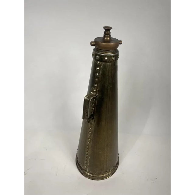 Metal Vintage Brass Water Extinguisher, 1920s For Sale - Image 7 of 9