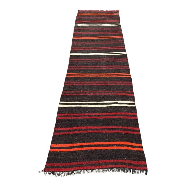 Bohemian Kilim Runner - 31.5" X128" For Sale