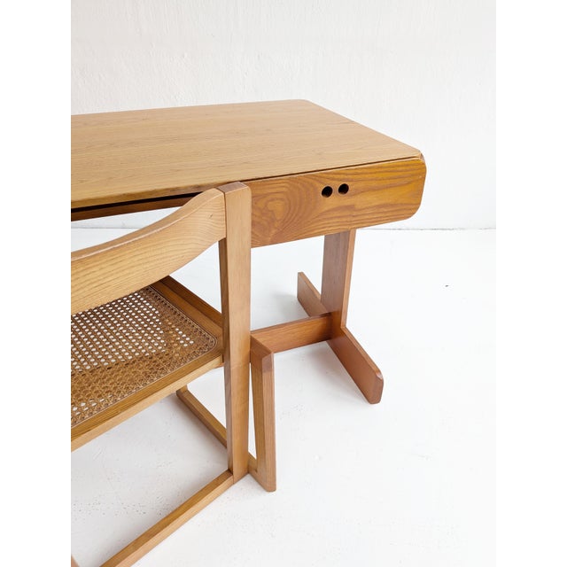 Mid-Century Modern Desk and Chair by Derk Jan De Vries, 1970s, Set of 2 For Sale - Image 9 of 16